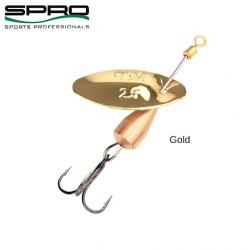 Leurre Spro Cuiller La Tournante Gold 1