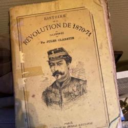 Livre histoire révolution de 1870 par Jules claretie