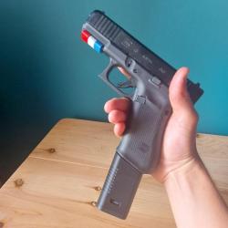 PROMOTION: 3 Kits Extension pour Chargeur Glock 17 +10 coups Style mini Kriss Vector