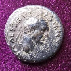 Monnaie Romaine Judée - Israël : VESPASIEN, Denier, Argent, 70 Apr-JC, destruction 2e temple