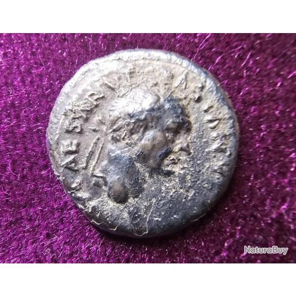 Monnaie Romaine Jude - Isral : VESPASIEN, Denier, Argent, 70 Apr-JC, destruction 2e temple