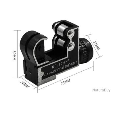 Mini Coupe-tube à Roue Kippen 1177X – Capacité 3-16 Mm, Compact, Pour Cuivre, Plastique, Laiton - 11
