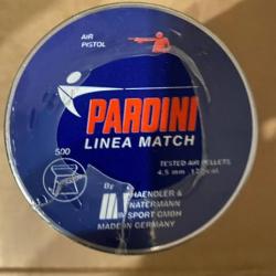 PLOMBS PARDINI LINEA MATCH - 4.5mm Ø4,49mm - LOT DE 10 BOITES x500