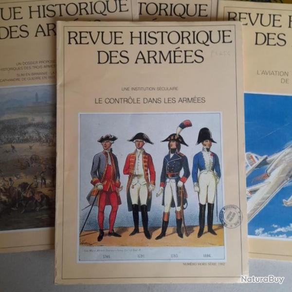 Revue Historique Des Armes, 1982 : N 1 - 2 - 3 + Numro hors srie