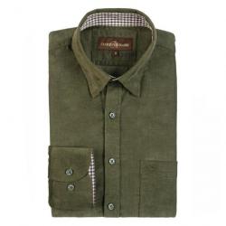 Chemise Velours Club Interchasse Olive - Taille L