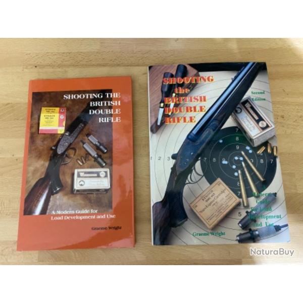EXECEPTIONEL et RARE - Tomes 1 & 2 du Livre Shooting the British double rifle - Signs