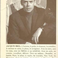 jacques brel une vie d'oliver todd livre de poche