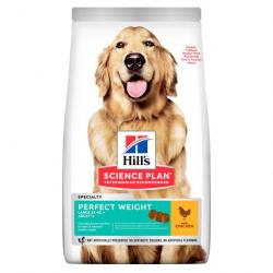 HILLS CANINE ADULT PERFECT WEIGHT LARGE BREAD POULET 12KGS