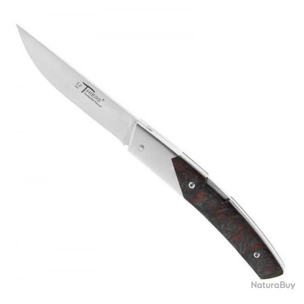 Couteau "Le Thiers Advance", Manche fibre de carbone rouge [Gilles - Fontenille Pataud]