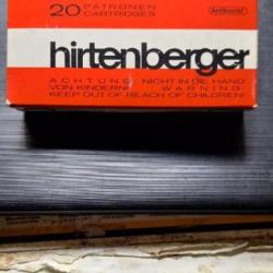 Boîte NEUVE complète 20 munitions 6.5x57 HIRTENBERGER  en stock