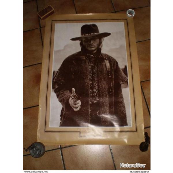 Poster Johnny HALLYDAY dans "Le Spcialiste" (Western de 1969) ! Collection !