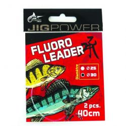 Bas de ligne fluoro leader Jig Power 40 cm 0,80 mm
