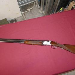 Fusil superposé BERETTA S.56E crosse anglaise en 12/70 Ejecteurs