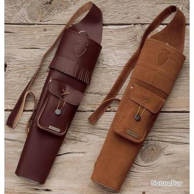 Carquois Traditionnel ElTORO En Cuir - Pour Arcs Longs Et Recurves, Fixation à La Ceinture