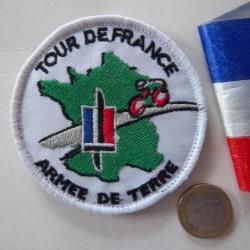 rare ! collection militaire écusson tour de France armée de terre