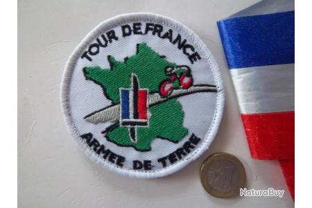 Rare ! collection militaire écusson tour de France armée de terre