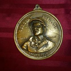 médaille uniface SERGENT BOBILLOT