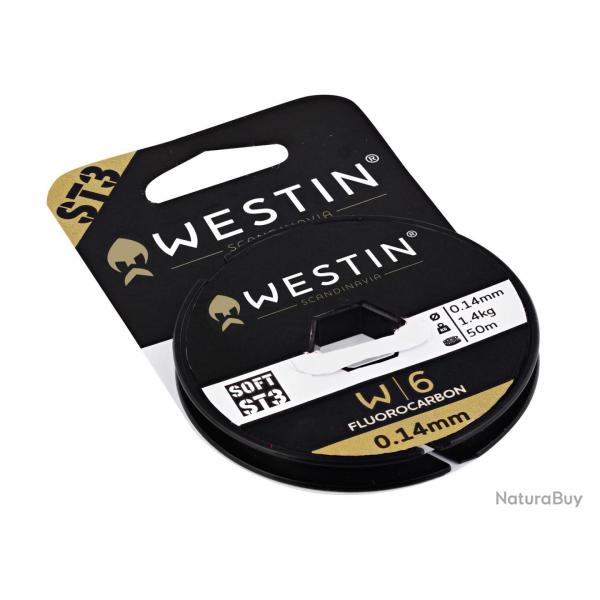 Fluorocarbone Westin W6 ST3 Clear 0,14mm 50m 1,4kg