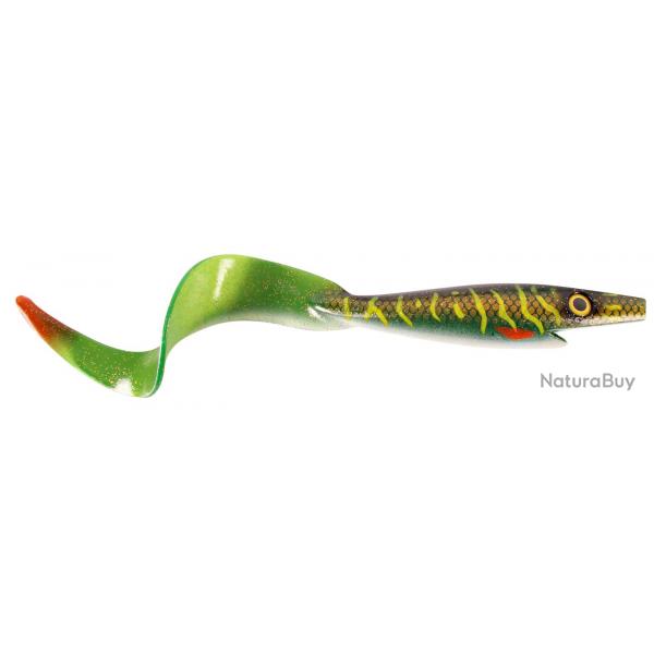 Leurre Souple CWC Pigtail Giant 40cm 150g 40cm MN3 - Green Motoroil Pike UV A l'unit