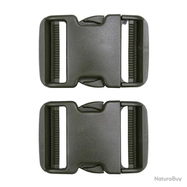 Boucles de rechange tactiques 50mm - set de 2 (Couleur Kaki)
