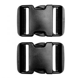 Boucles de rechange tactiques 50mm - set de 2 (Couleur Noir)