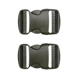 Boucles de rechange tactiques 38mm - set de 2 (Couleur Kaki)