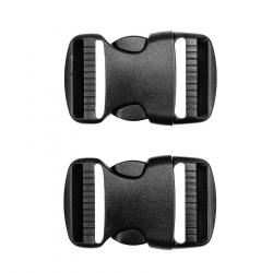 Boucles de rechange tactiques 38mm - set de 2 (Couleur Noir)