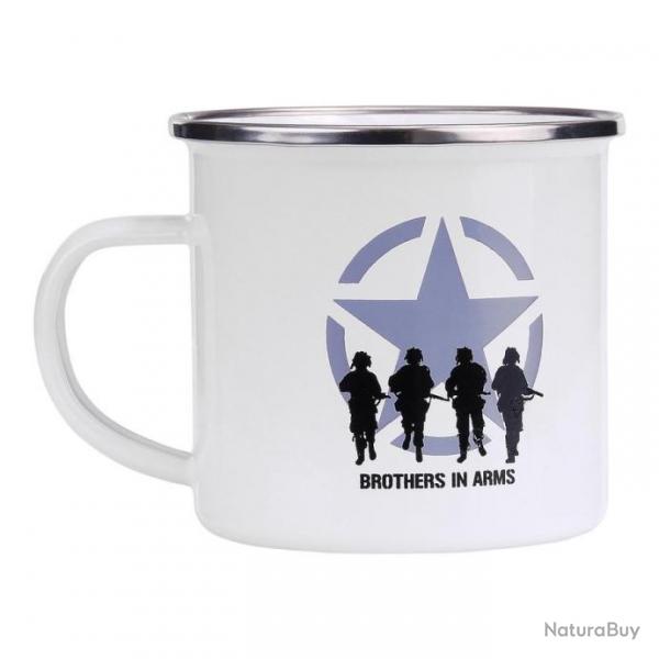Tasse maille Brothers in Arms (Couleur Blanc)