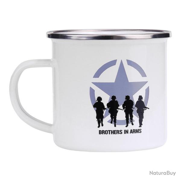 Tasse maille Brothers in Arms (Couleur Blanc)