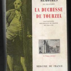 mémoires de madame la duchesse de tourzel gouvernante des enfants de france de 1789 à 1795