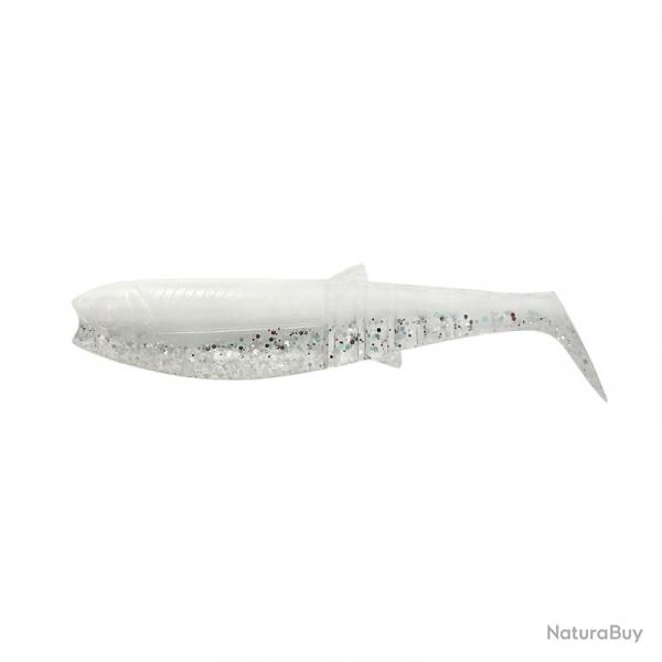Leurre souple Cannibal Shad 12.5cm Savage Gear White Flash