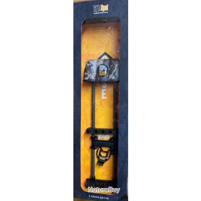 TIGHTSPOT RISE Carquois 5 Flèches En Carbone Haut De Gamme Pour Arc Compound Droitier Gun Metal Grey 190247