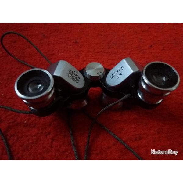 tres rare jumelle vintage 1960 binoculars mikron 6X nippon kogaku tokyo fabriqu au japon