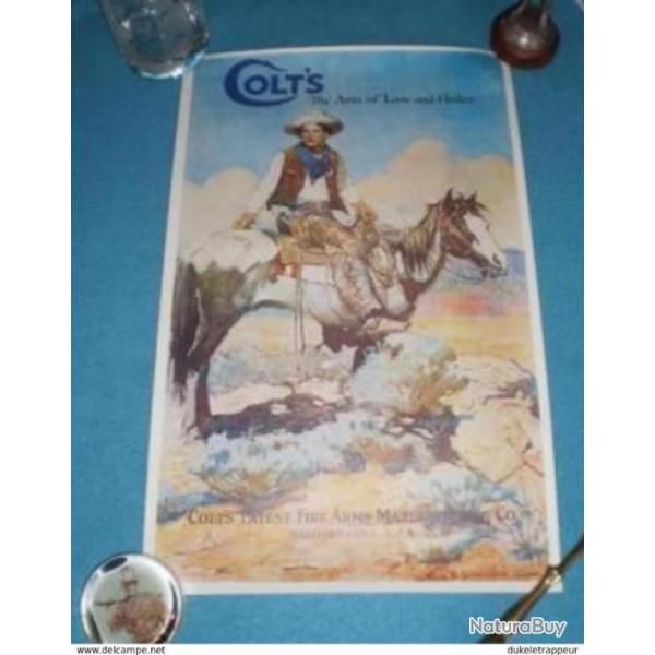 Petit poster reproduction ! Collection , Cowboy, Country,Old Time,WINCHESTER (5)