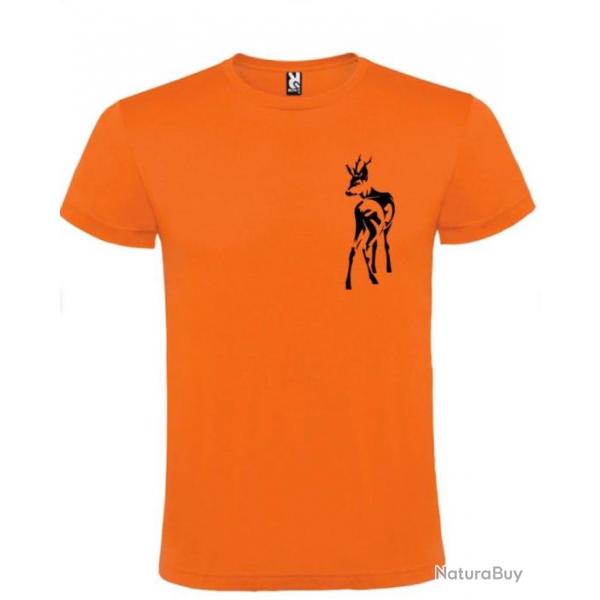 T-shirt 100 % coton motif brocard votre t-shirt chasse spciale battue Personnaliser