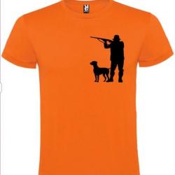 T-shirt 100 % coton motif chasseur votre t-shirt chasse spéciale Personnaliser