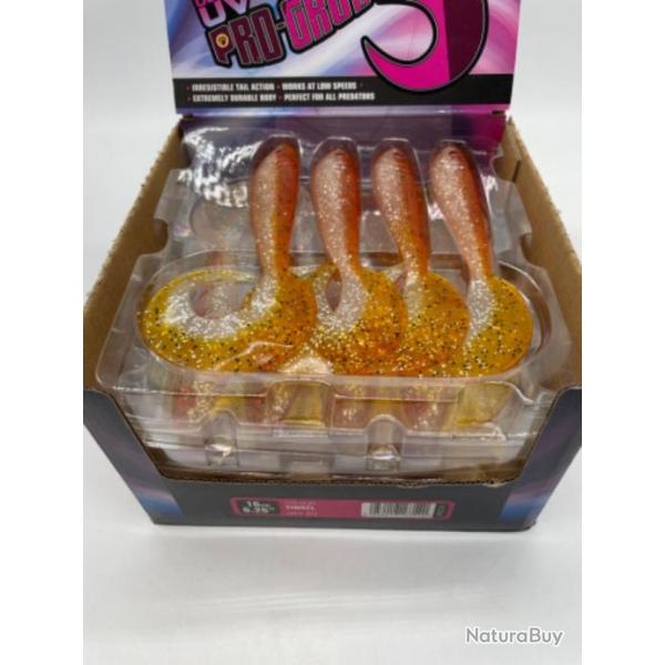 Leurre souple Fox Rage pro grub 16 cm tinsel