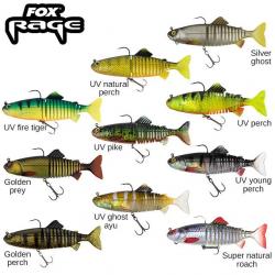 Leurre souple Fox Rage Replicant Jointed 20cm 120g  UV Natural Perch