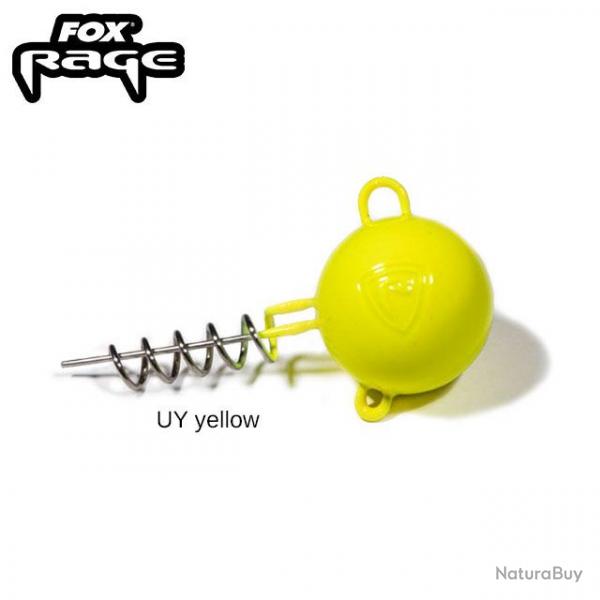 Tte Plombe Fox Rage Pelagic Screws UV Yellow 60g