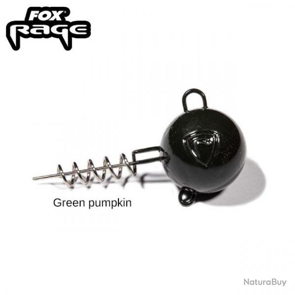 Tte Plombe Fox Rage Pelagic Screws Green Pumpkin 60g