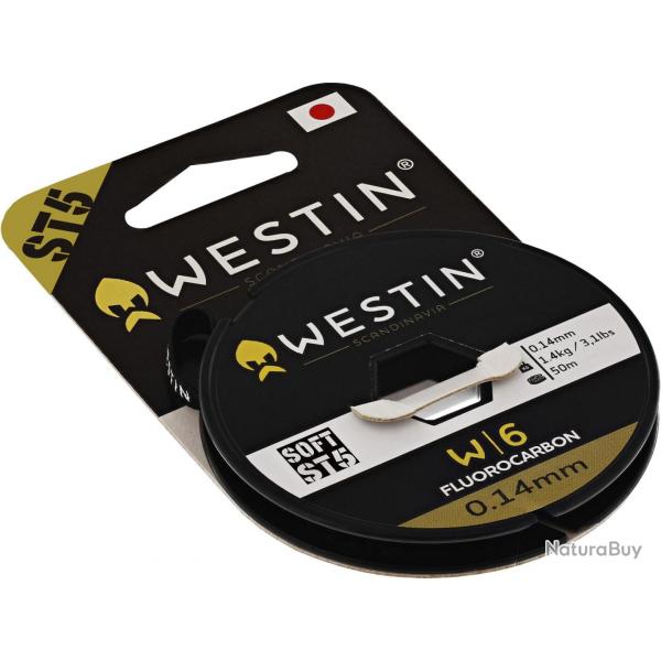 Fluorocarbone Westin W6 ST5 Fluorocarbon Clear 25kg 35m 0,62mm