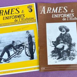 2 exemplaires de la revue « Armes et Uniformes de l'Histoire »