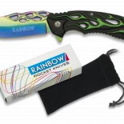Couteau pliant Albainox Colorful. Titane (Collection Rainbow)