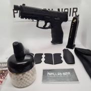 P99 dao walther AIRSOFT 2 joules co2 pistolet a bille repliq - Les 3 cannes