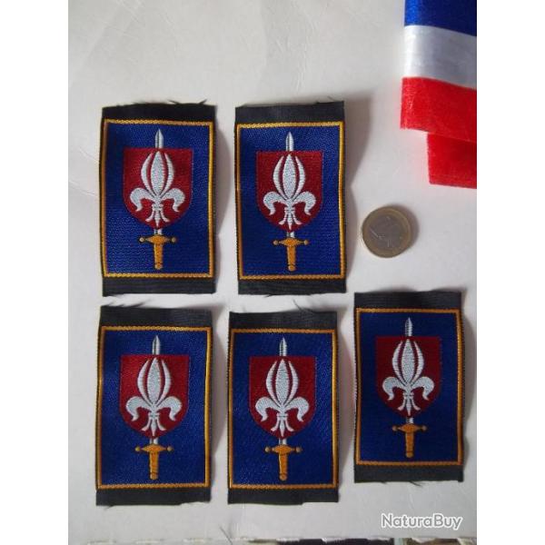 lot 5 cussons Commandement Militaire Dfense Lille insignes militaire collection