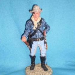 Statuette "Daniel MONFORT" Collection !!! "PRIVATE-U.S.CAVALRY" !