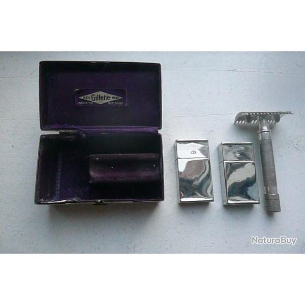 RASOIR GILLETTE SINGLE RING BRIT PAT N28763-02.