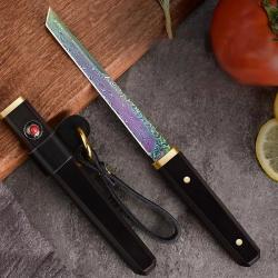 Couteau Japonais style Damas Etui Ebene, Modele: B