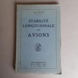 Louis Breguet. Stabilité longitudinale des avions. 1926
