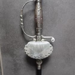 Magnifique épée de cour anglaise fin 18e-début 19e